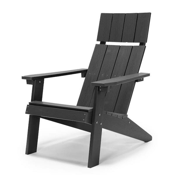 Grant park traditional curveback gray plastic outdoor patio store adirondack chair