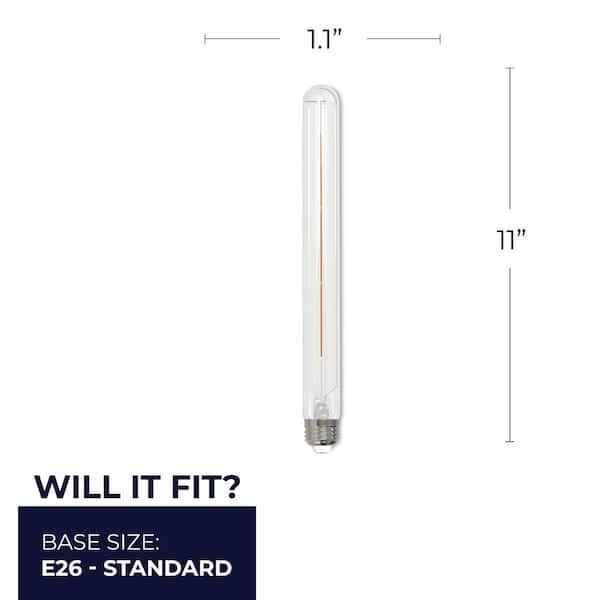 Bulbrite 40-Watt Equivalent T9 Clear Dimmable Edison LED Light Bulb Warm White (2-Pack) Bulbrite 40-Watt Equivalent T9 Clear Dimmable Edison LED Light Bulb Warm White (2-Pack)