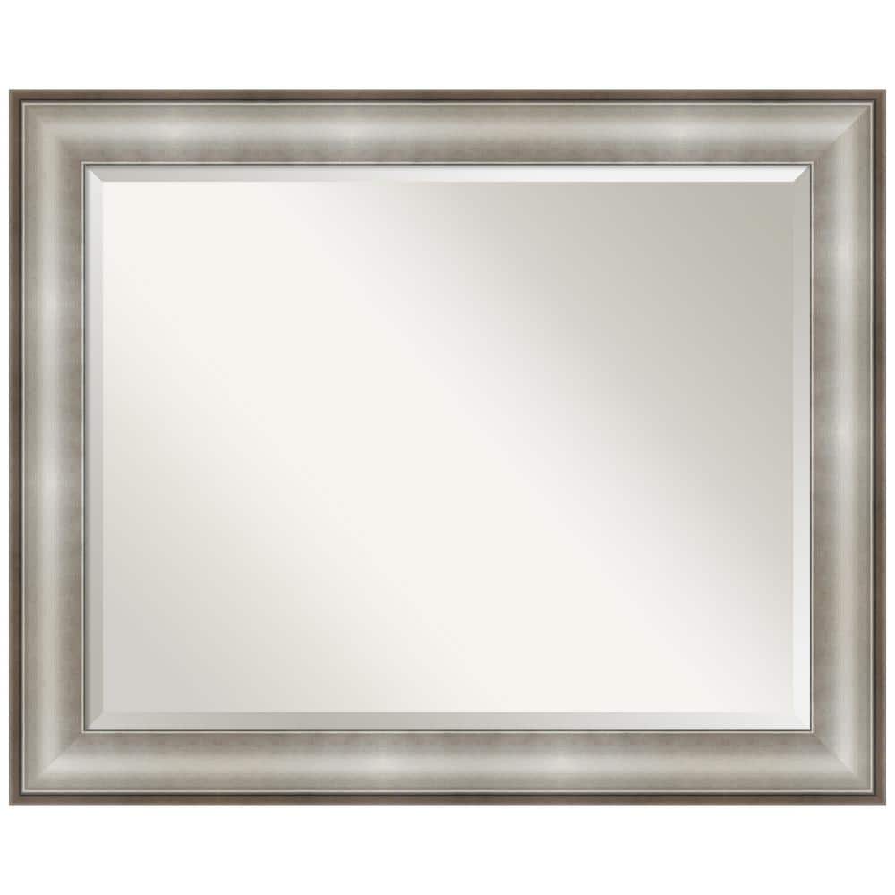 Imperial 33 in. x 27 in. Modern Rectangle Framed Silver Bathroom Vanity Mirror price history on PriceWatchPro