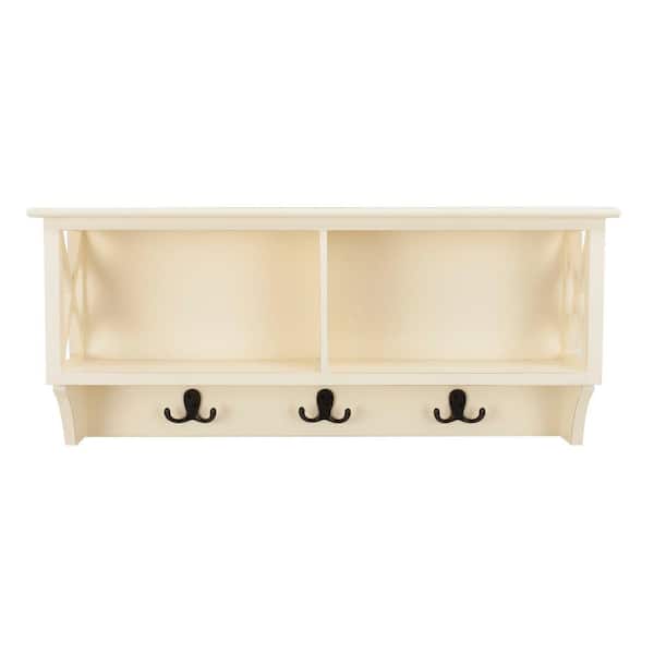 SAFAVIEH Freya White Coat Rack with Storage