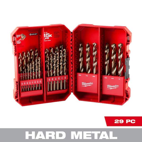Cobalt Red Helix Drill Bit Set for Drill Drivers (29-Piece)