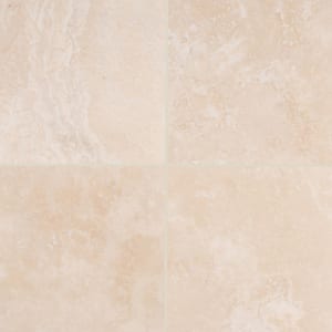 Tuscany Beige 12 in. x 12 in. Honed Travertine Floor and Wall Tile (10 sq. ft./Case)