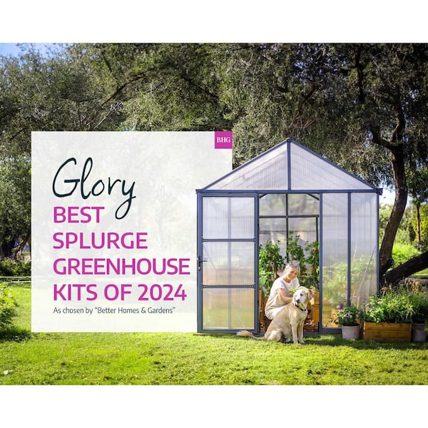 CANOPIA by PALRAM Glory 8 ft. x 20 ft. Gray/Diffused Polycarbonate