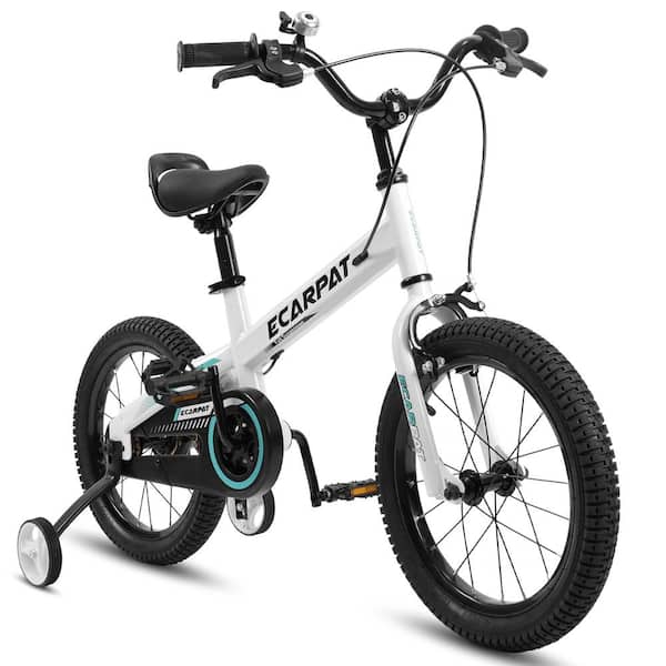 Unbranded Kid's Bike 16 in. Wheels,1-Speed for 4-7-Years Boys and Girls with Removable Training Wheels Baby Toys,Coaster,V Brake