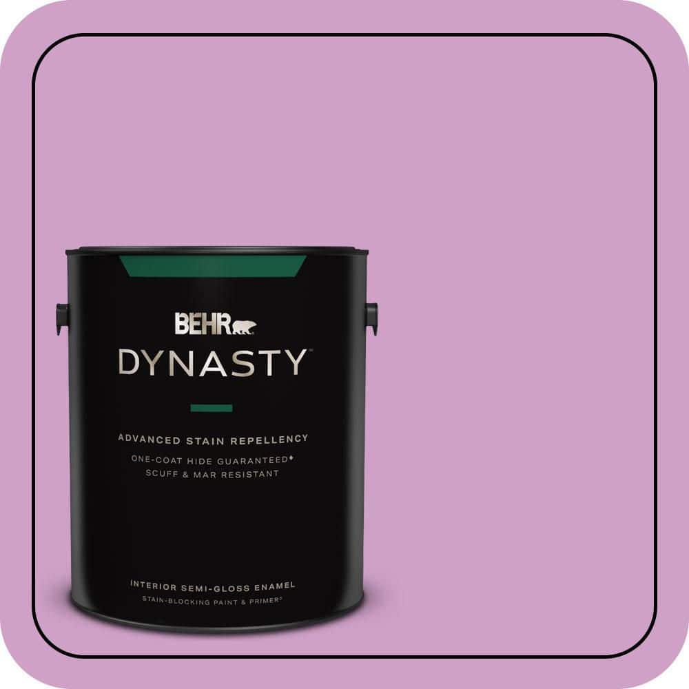 1 gal. #670B-4 Geranium Bud Semi-Gloss Enamel Interior Stain-Blocking Paint & Primer price history on PriceWatchPro