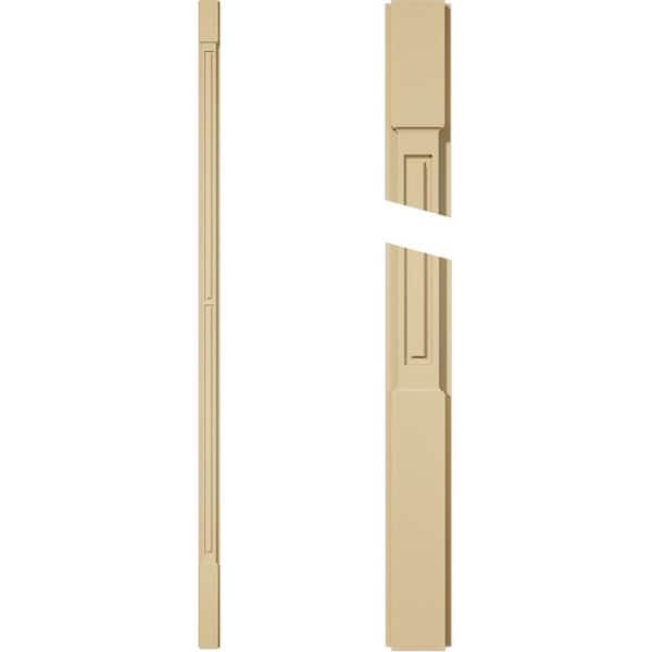 Ekena Millwork 2 in. D x 4 in. W x 120 in. L Primed Polyurethane Pilaster 1- Pack