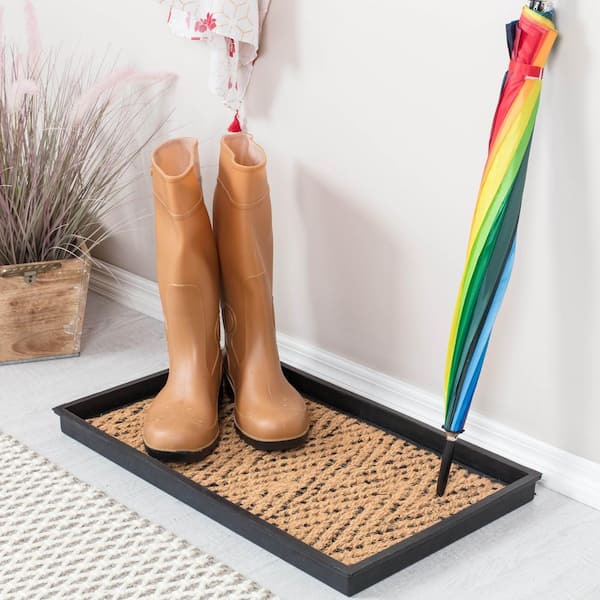  Envelor Rubber Boot Tray for Entryway Indoor Shoe