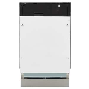 18" Compact 3rd Rack Top Control Dishwasher in Custom Panel Ready with Stainless Steel Tub, 51dBa