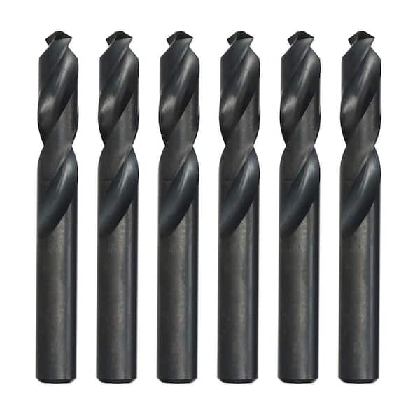 Drill America 21/64 in. High Speed Steel Premium Short Drill Bit (6-Piece)