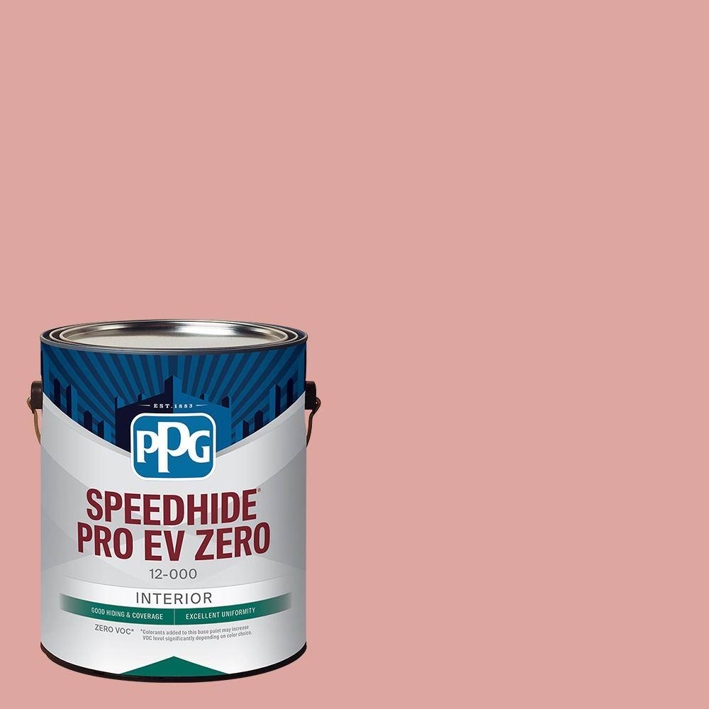 Speedhide Pro EV Zero 1 gal. PPG1057-4 Coral Cove Flat Interior Paint product image for price tracking