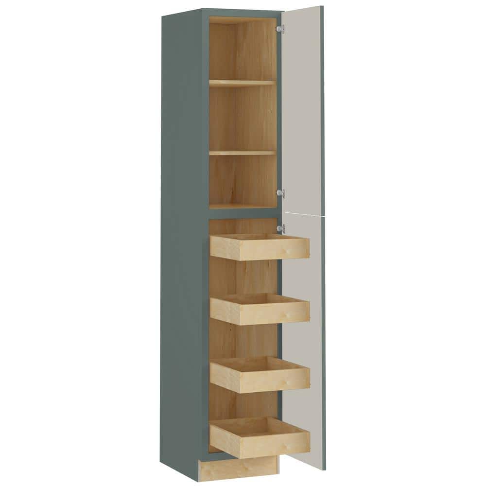 Hargrove 18 in. W x 24 in. D x 96 in. H Assembled Plywood Pantry Kitchen Ca
