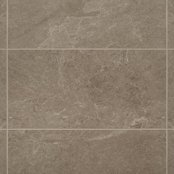 LithoTech Greige Beige 11.81 in. x 23.61 in. Matte Porcelain Floor and Wall Tile (17.43 sq. ft./Case)