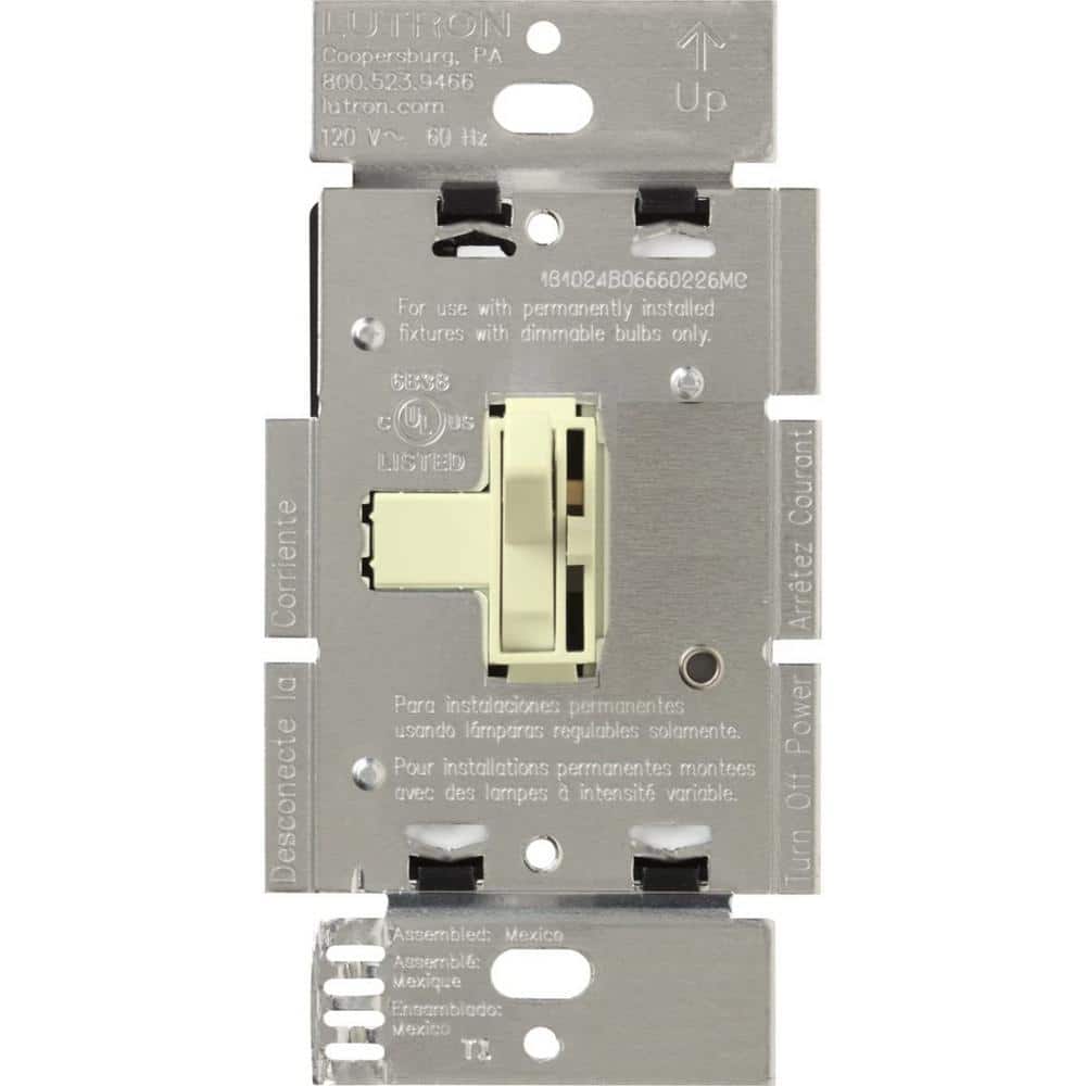 Toggler Dimmer Switch for Incandescent Bulbs with Night Light, 1000-Watt/Single-Pole or 3-Way, Almond (AY-103PNL-AL) price history on PriceWatchPro
