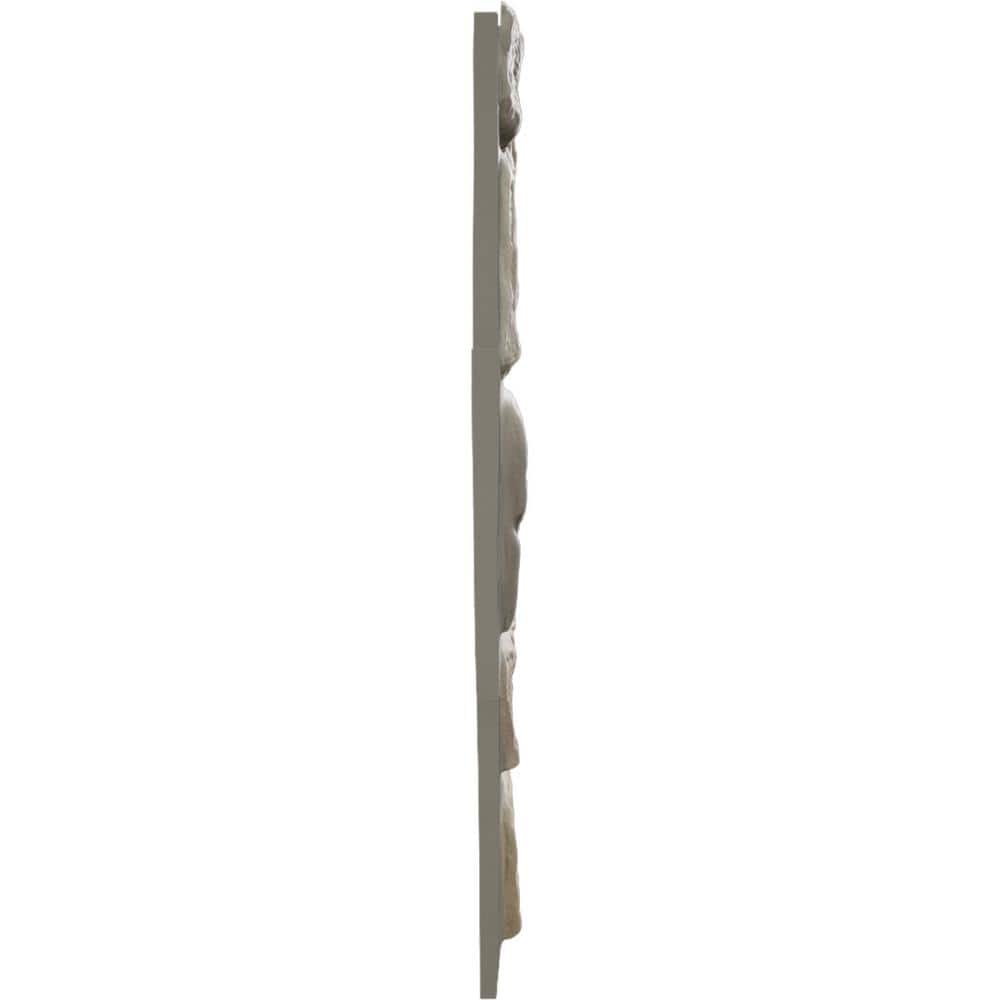 Charleston Faux Stone Panel in Multicolor Composite