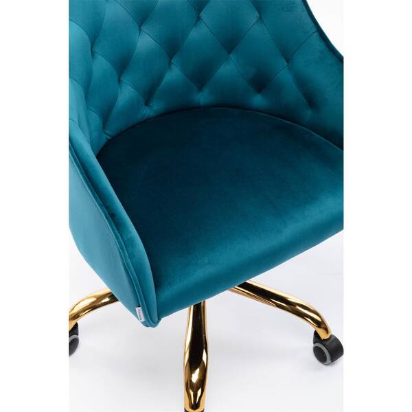 teal shell chair