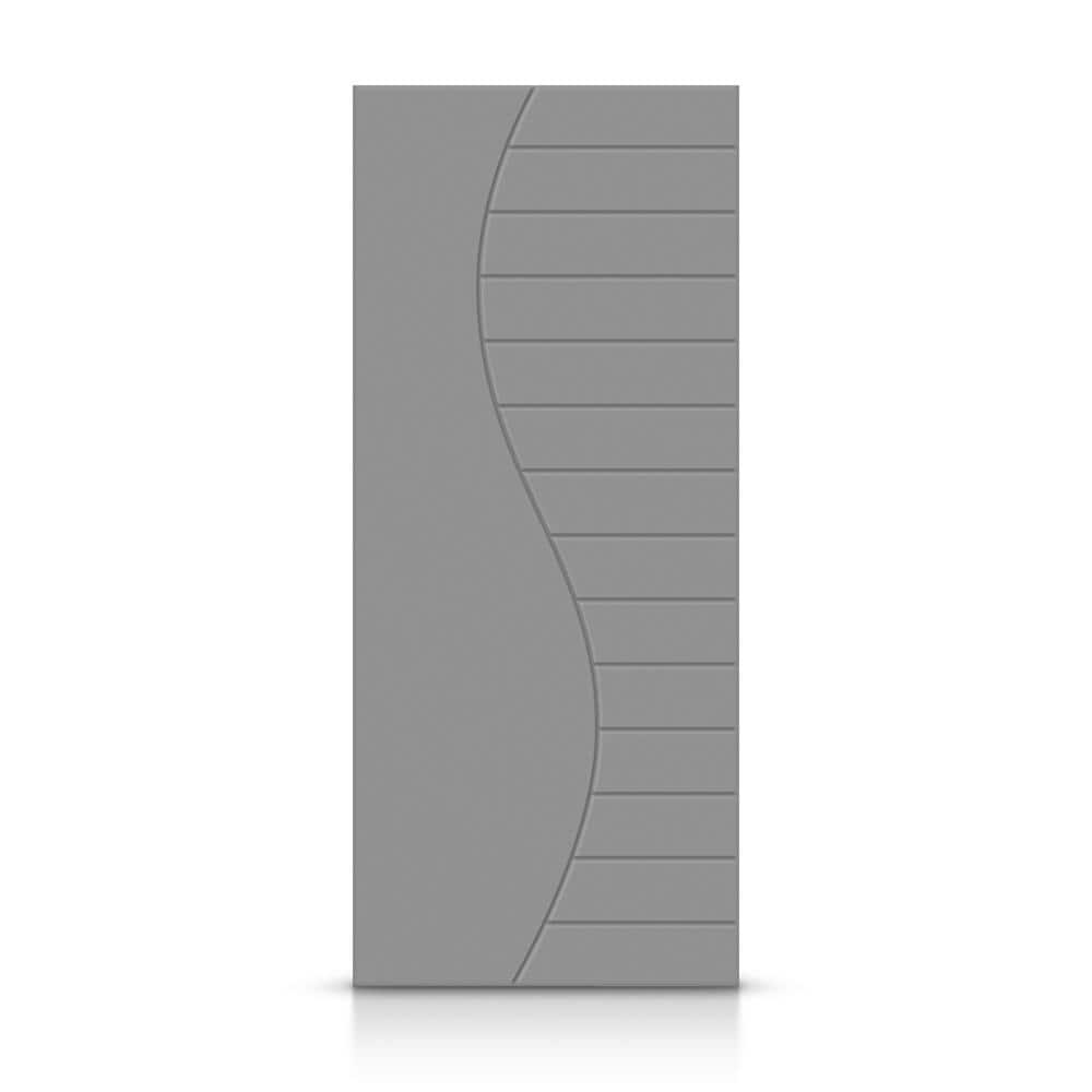 36 in. x 96 in. Hollow Core Light Gray Painted Composite MDF Interior Door Slab price history on PriceWatchPro