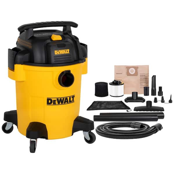 6 Gal. 4.0 HP Poly Wet/Dry Vacuum with Hose and Accessories