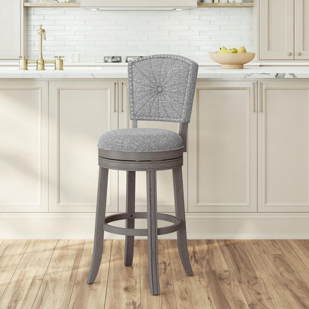 Hillsdale Furniture Santa Clara II 30 in. Antique Gray and Ash Bar