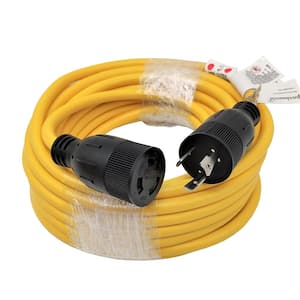 36 ft. SJTW 12/3 20 Amp 250-Volt Twist Lock NEMA L6-20 Extension Cord
