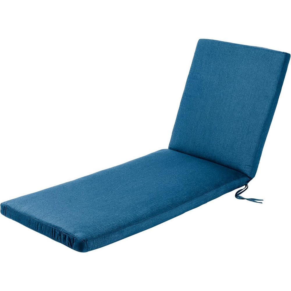 AUSTIN HORN CLASSICS Sunbrella Single Chaise Lounge Knife Edge Cover ...