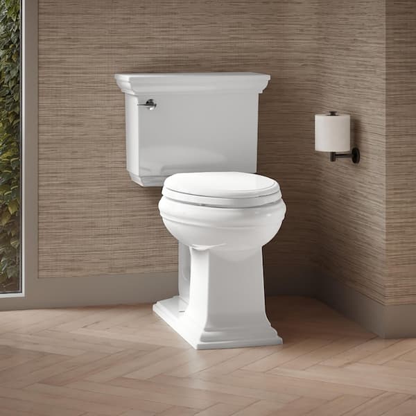 Memoirs Comfort Height Elongated Toilet Bowl Only in White