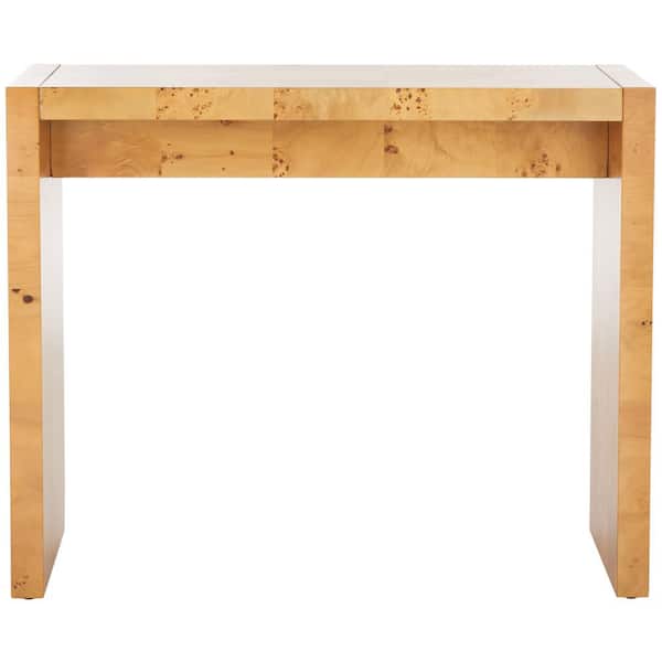 SAFAVIEH Cella 11 in. Natural Rectangle Wood Console Table