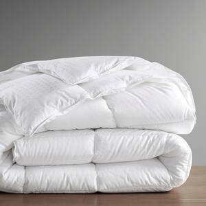 Signature Dobby Cotton White Full/Queen Down Alternative Comforter