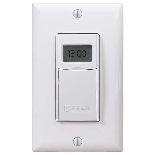 15 Amp 7-Day Indoor In-Wall Astronomic Digital Timer, White