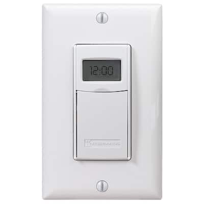 15 Amp 7-Day Indoor In-Wall Astronomic Digital Timer, White