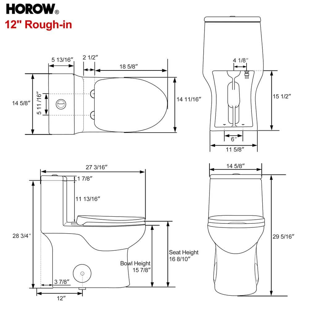 Greta White Vitreous China Dual-Flush Elongated Toilet