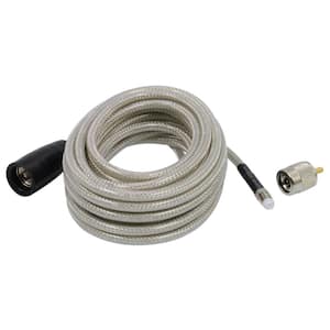 Coax Cable with PL-259/FME Connectors, 18 ft.