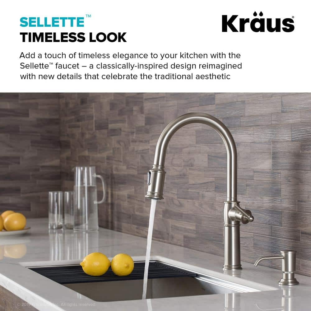 Sellette Pull Down Single Handle Kitchen Faucet