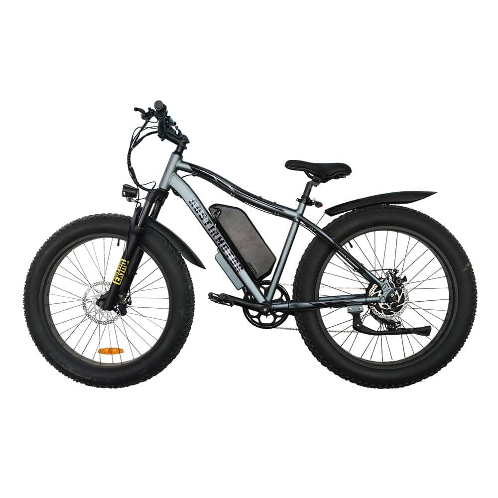 26 in. Fat Tire Electric Bike with 48 V 13 AH Removable