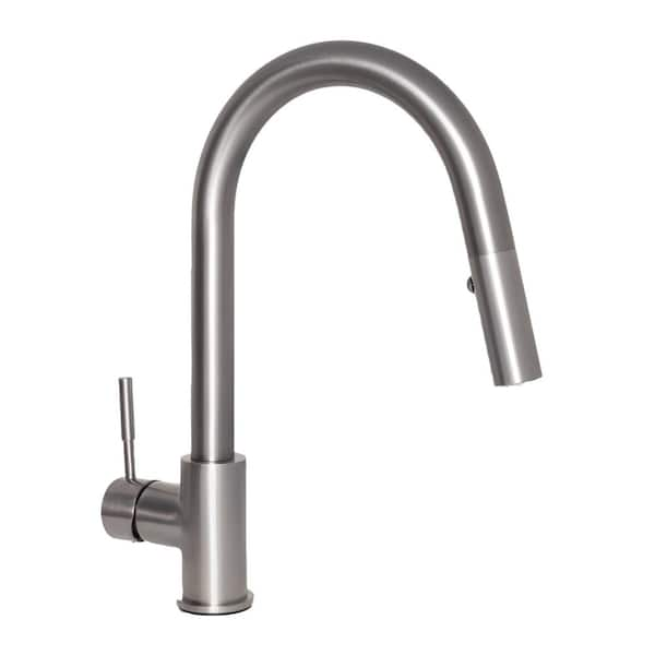 ZLINE Kitchen and Bath ZLINE Arthur Kitchen Faucet in Brushed Nickel (ATH-KF-BN)