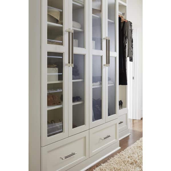 Esquire 10-1/16 in. (256mm) Modern Satin Nickel/Oil-Rubbed Bronze Bar Cabinet Pull