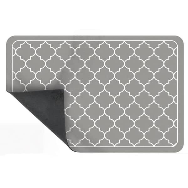 12 in. L x 19 in. W Absorbent Dish Drying Mat for Kitchen Countertop and Coffee Bar, Quick Dry, Anti-Slip, Easy to Clean