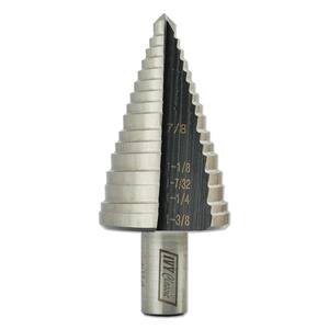 5-Hole Electrician's Step Drill Bit, 7/8-1-3/8-in., M2 High-Speed Steel