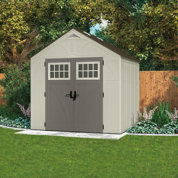 Suncast Tremont 7 ft. 1-3/4 in. x 8 ft. 4-1/2 in. Resin Storage Shed