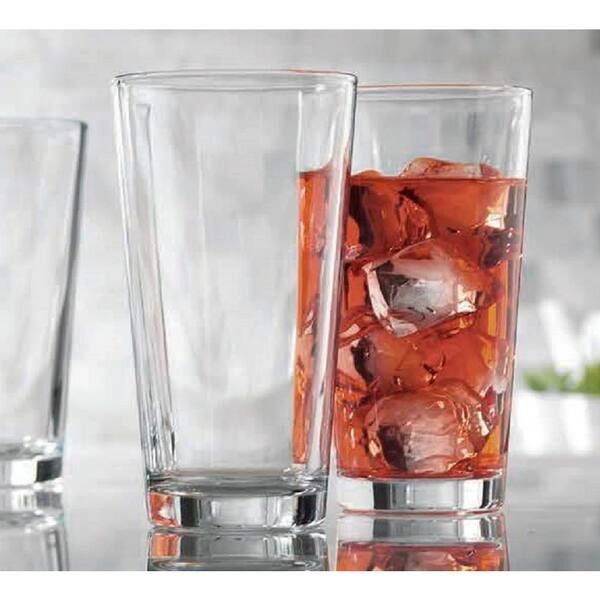 Unbranded 17 oz. Clear Glassware Set (Set of 10) Highball Glass for Home,  Bar and Restaurants, Dishwasher Safe 29CPH048066