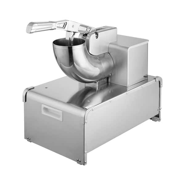 1150 oz. Commercial Ice Crusher661 lbs./H 350W Silver Snow Cone Machine Stainless Steel Shaved Ice Machine 4-Blades
