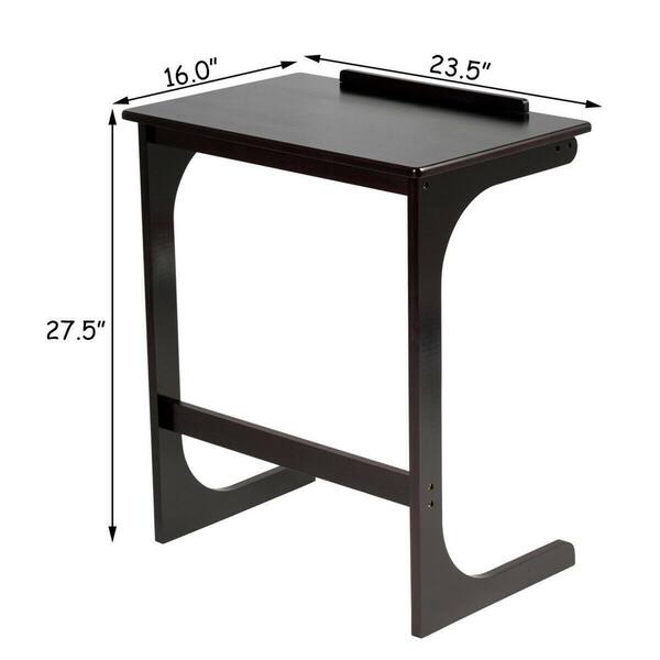 Adjustable discount chairside table