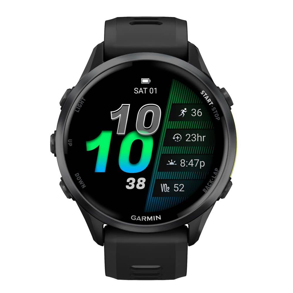 Garmin GPSナビウォッチ ブラック Garmin Forerunner 970 Running Smartwatch in Carbon Gray/Black