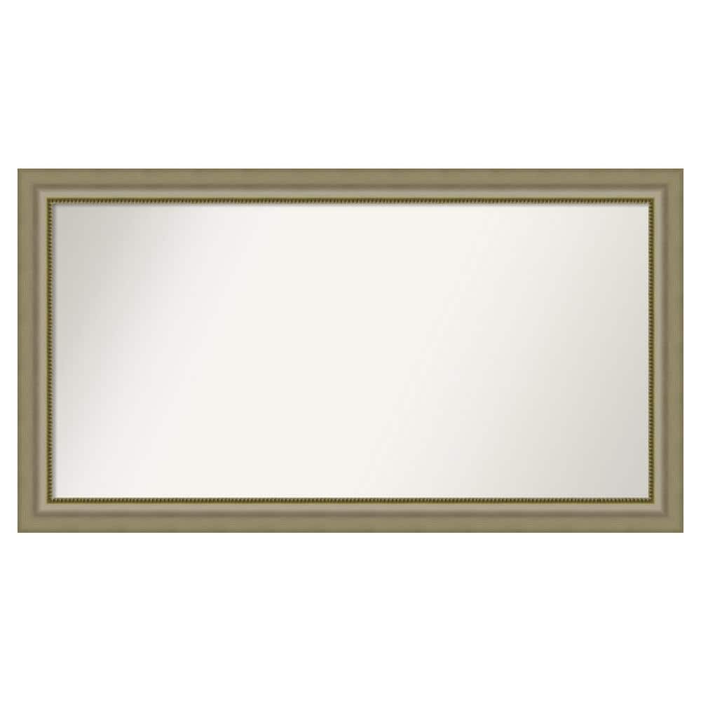 Vegas Silver 50.75 in. x 27.75 in. Custom Non-Beveled Wood Framed Bathroom Vanity Wall Mirror price history on PriceWatchPro