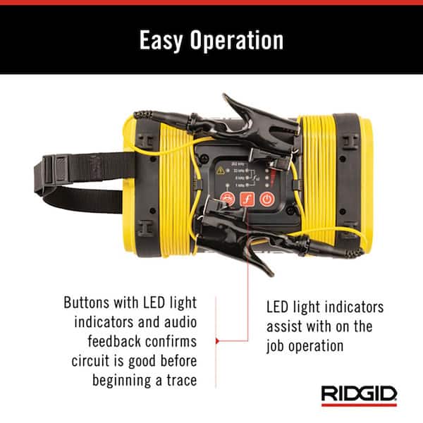 RIDGID SeekTech SR-20 Utility Pipeline Locator/Receiver with