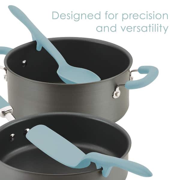 Sky Blue Tools and Gadgets Lazy Chop and Stir, Flexi Turner and Scraping  Spoon Set