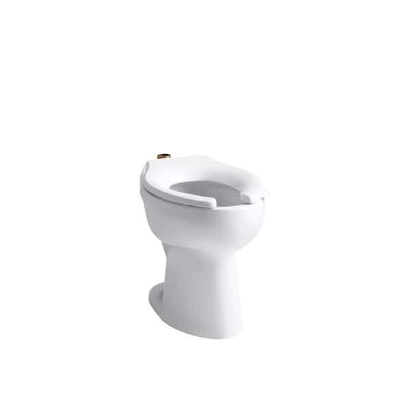 KOHLER Highcliff Elongated Toilet Bowl Only in White