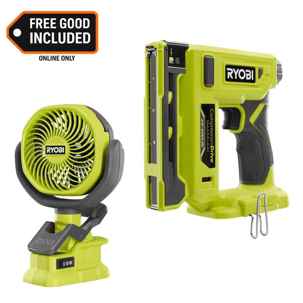 Reviews for RYOBI ONE+ 18V Compression Drive Cordless 3/8 in. Crown ...