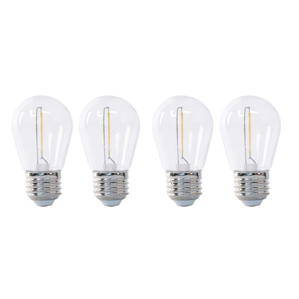 11-Watt Equivalent S14 String Light LED Light Bulb, 2200K (4-Pack)