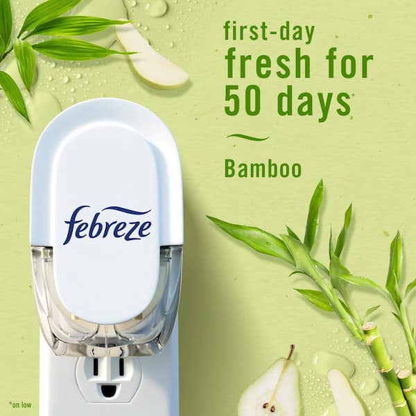 0.87 oz. Light Bamboo Scented Oil Plug-In Automatic Air Freshener Refill (3-Count)
