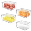 Sorbus 2 Plastic Storage Bins, Clear Kitchen, Pantry, and Bathroom Organizer  with Lids and Handles FR-BCR2 - The Home Depot